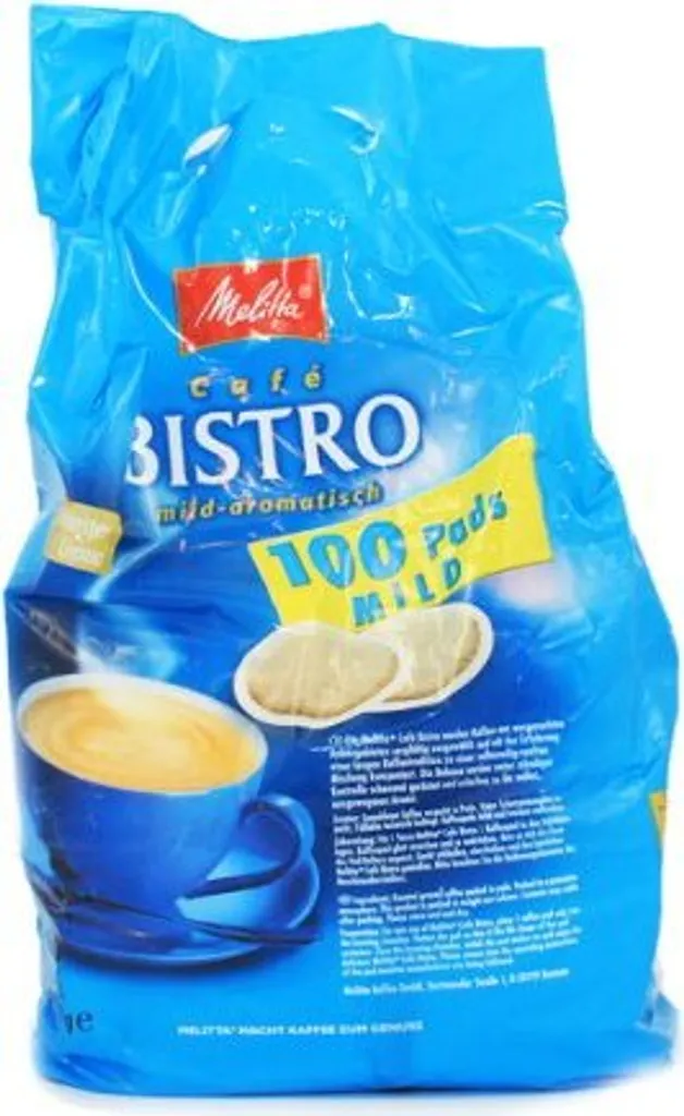 Melitta Bistro Kaffee Pads Mild Feiner Röstkaffee 100 Stück 700g 4 Melitta Bistro Kaffee Pads Mild Feiner Röstkaffee 100 Stück 700g – Bild 2