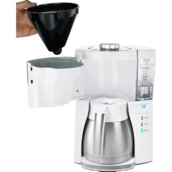 Melitta Filterkaffeemaschine »LOOK® Therm Timer 1025-17 Weiß«, 1,25 L Kaffeekanne, Papierfilter, 1x4 9 Melitta Filterkaffeemaschine »LOOK® Therm Timer 1025-17 Weiß«, 1,25 L Kaffeekanne, Papierfilter, 1x4 -Melitta Verkaufsgeschäft 02d3312e8521dfe288fc1150f9135f07