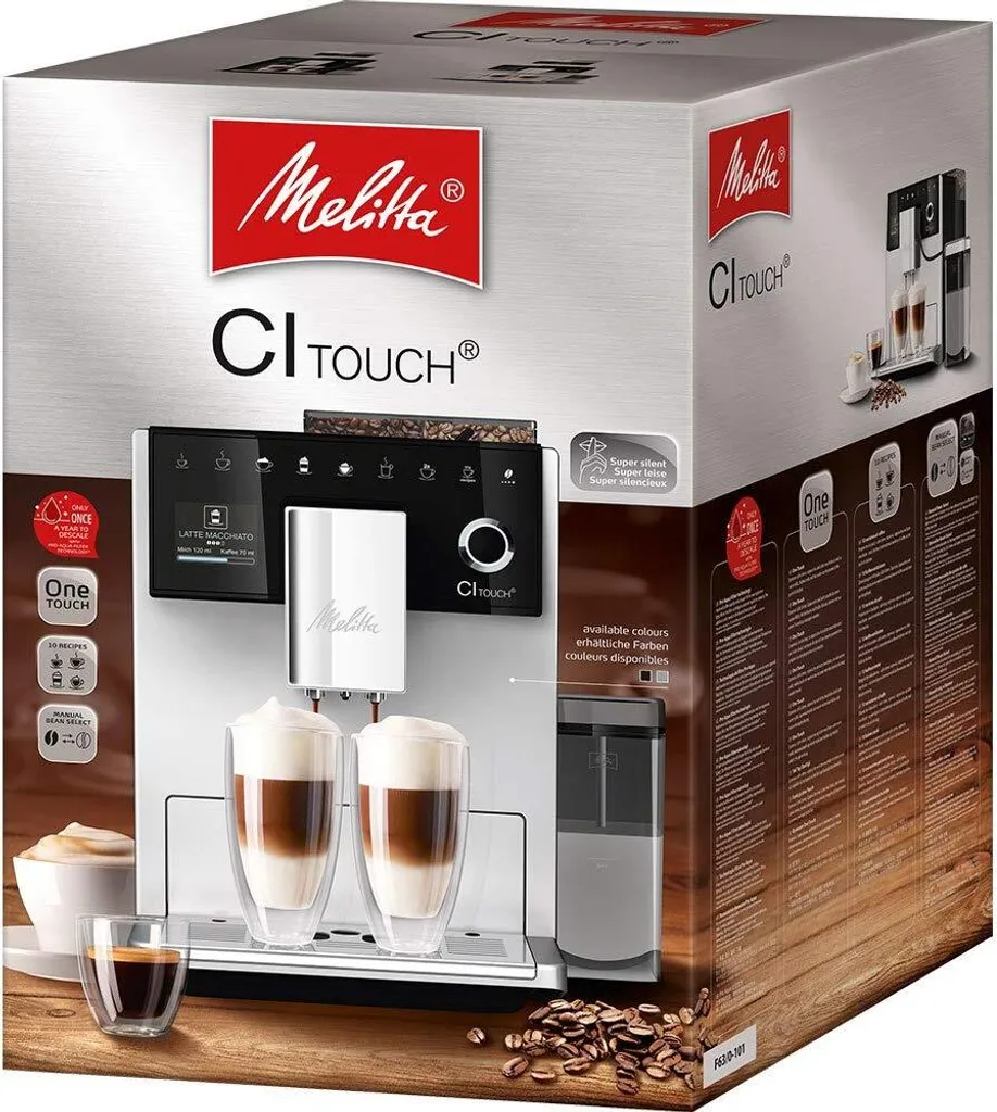 Melitta Caffeo CI Touch F63/0-101, Farbe:Silber 17 Melitta Caffeo CI Touch F63/0-101, Farbe:Silber – Bild 15