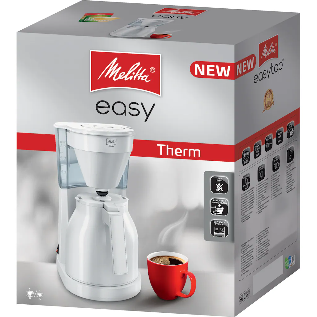 Melitta Filterkaffeemaschine »Easy Therm 1023-05«, Papierfilter, 1x4 8 Melitta Filterkaffeemaschine »Easy Therm 1023-05«, Papierfilter, 1x4 – Bild 6