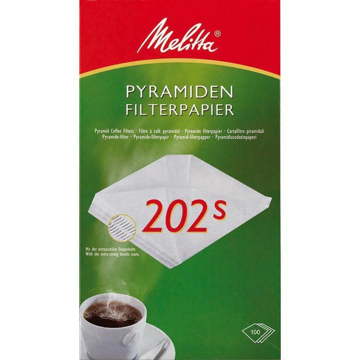 Melitta Filtertüten 202s, Pyramidenfilter, Größe 202s, Weiß, 100 Stück 3 Melitta Filtertüten 202s, Pyramidenfilter, Größe 202s, Weiß, 100 Stück