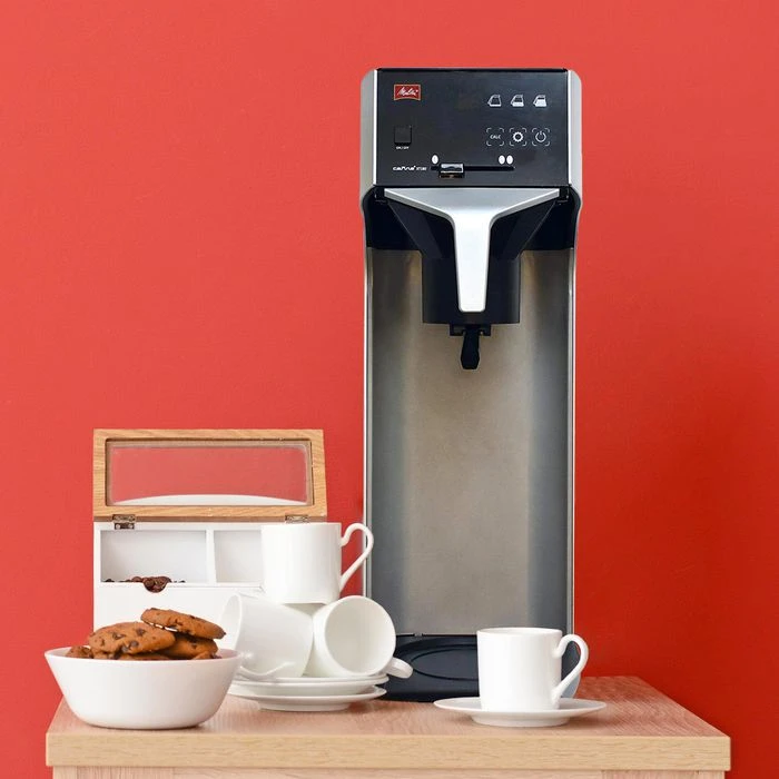 Melitta Kaffeemaschine Cafina XT180-TMC, 31629, Für Thermoskanne, 15 Tassen, Silber-schwarz 4 Melitta Kaffeemaschine Cafina XT180-TMC, 31629, Für Thermoskanne, 15 Tassen, Silber-schwarz – Bild 2