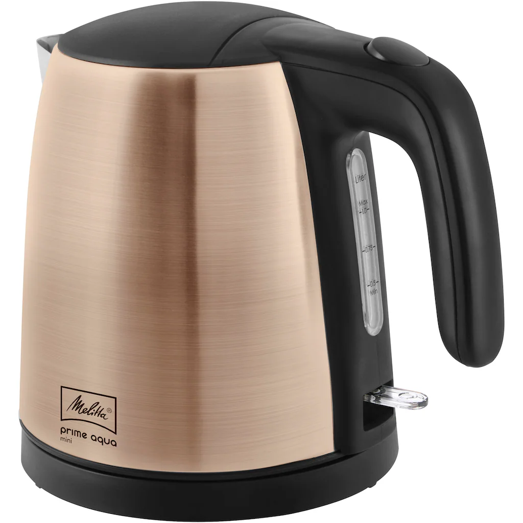 Melitta Wasserkocher »Prime Aqua Mini Metallic 1018-05«, 1 L, 2200 W, Kupfer 3 Melitta Wasserkocher »Prime Aqua Mini Metallic 1018-05«, 1 L, 2200 W, Kupfer
