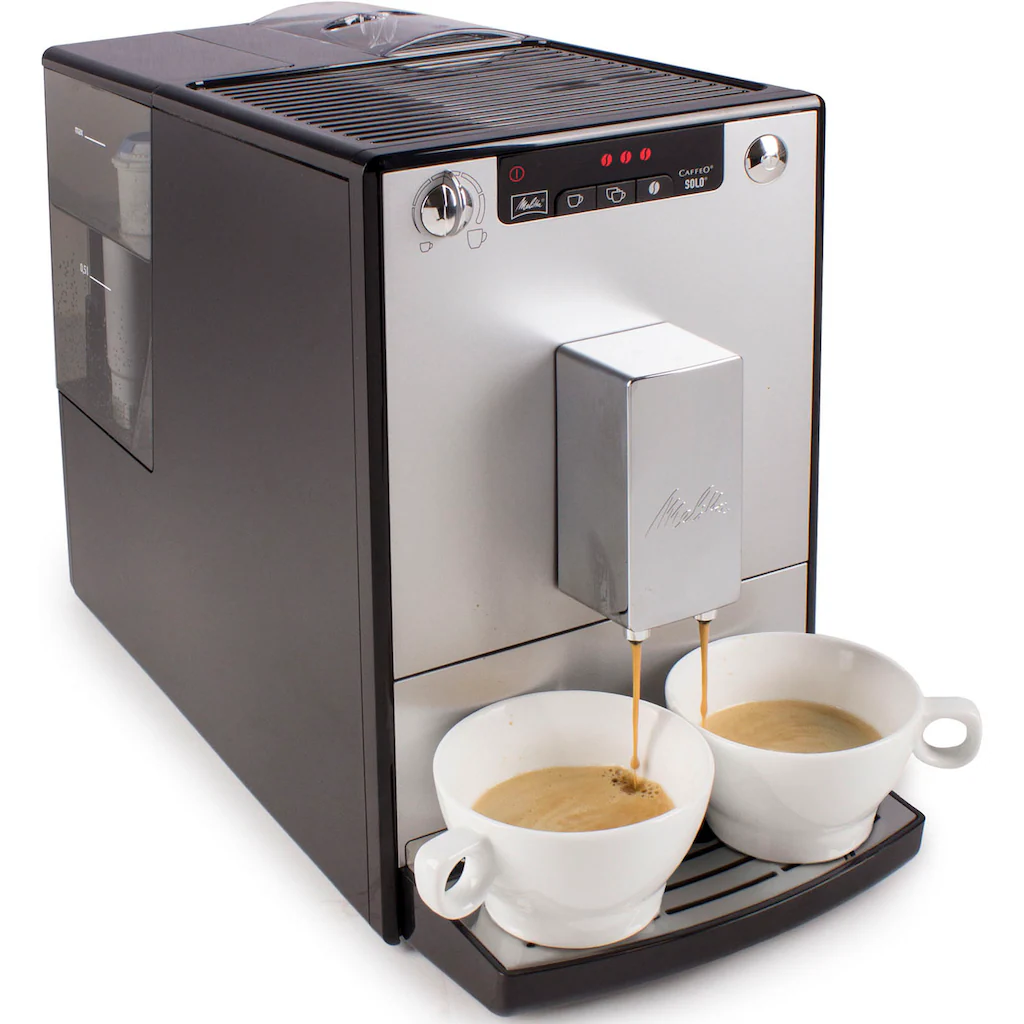 Melitta Kaffeevollautomat »Solo® E950-103, Silber/schwarz«, Perfekt Für Café Crème & Espresso, Nur 20cm Breit 3 Melitta Kaffeevollautomat »Solo® E950-103, Silber/schwarz«, Perfekt Für Café Crème & Espresso, Nur 20cm Breit