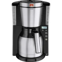 Melitta Filterkaffeemaschine »Look® Therm Timer 1011-16«, 1,25 L Kaffeekanne, Papierfilter, 1x4, Mit Thermkanne Und Timerfunktion