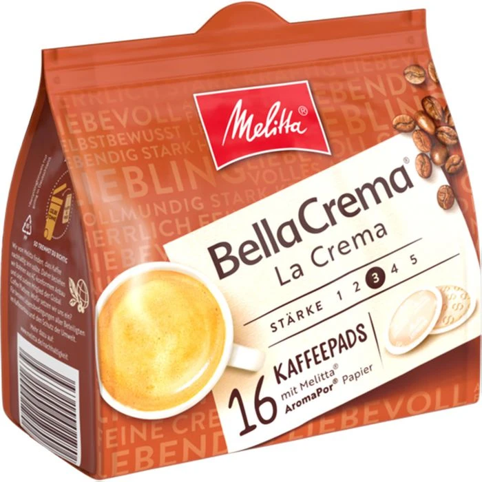 Melitta Kaffeepads BellaCrema La Crema, 16 Pads 4 Melitta Kaffeepads BellaCrema La Crema, 16 Pads – Bild 2