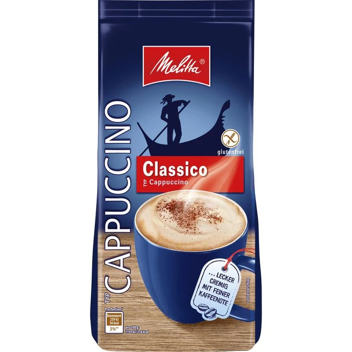 Melitta Kaffee Cappuccino Classico, Instant-Kaffee, Mild, 400g 2 Melitta Kaffee Cappuccino Classico, Instant-Kaffee, Mild, 400g