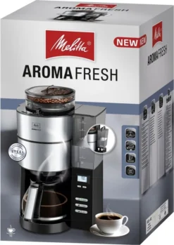 MELITTA 1021-02 Aroma Fresh Kaffeeautomat Mit Timer Und Mahlwerk Schwarz, Farbe:Schwarz -Melitta Verkaufsgeschäft 3e1effda3e3858d830fb2ba40eca1a75