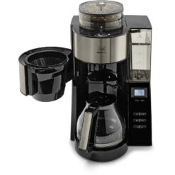 Melitta Kaffeemaschine Mit Mahlwerk »AromaFresh«, 1,25 L Kaffeekanne, Papierfilter, 1x4, Glas 1021-03 Anthrazit -Melitta Verkaufsgeschäft 40b453adba5cc153bb28dea61be6aac0