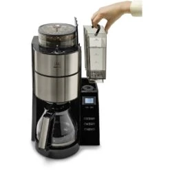 Melitta Kaffeemaschine Mit Mahlwerk »AromaFresh«, 1,25 L Kaffeekanne, Papierfilter, 1x4, Glas 1021-03 Anthrazit -Melitta Verkaufsgeschäft 45cae8ccda5dd423d4899351a89ee69f