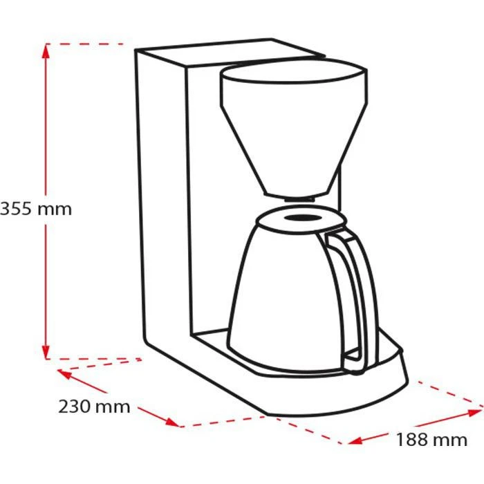 Melitta Enjoy Top Therm 1017-08, Kunststoff, Edelstahl, Schwarz, 10 Tassen, Kaffeemaschine 9 Melitta Enjoy Top Therm 1017-08, Kunststoff, Edelstahl, Schwarz, 10 Tassen, Kaffeemaschine – Bild 7