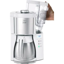 Melitta Filterkaffeemaschine »LOOK® Therm Timer 1025-17 Weiß«, 1,25 L Kaffeekanne, Papierfilter, 1x4 10 Melitta Filterkaffeemaschine »LOOK® Therm Timer 1025-17 Weiß«, 1,25 L Kaffeekanne, Papierfilter, 1x4 -Melitta Verkaufsgeschäft 498bfe3a3ed6d23f34c4f966f9dd5423