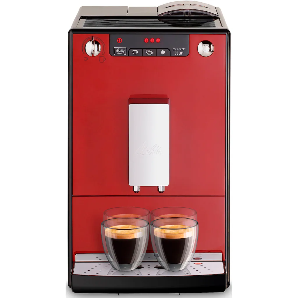 Melitta Kaffeevollautomat »Solo® E950-204, Chili-red«, Perfekt Für Café Crème & Espresso, Nur 20cm Breit 3 Melitta Kaffeevollautomat »Solo® E950-204, Chili-red«, Perfekt Für Café Crème & Espresso, Nur 20cm Breit