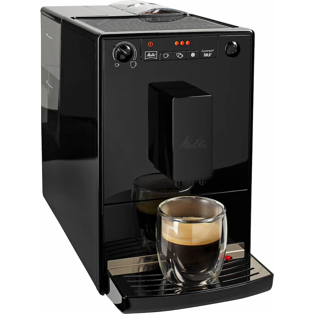Melitta Kaffeevollautomat »Solo® E950-222, Pure Black«, Aromatischer Kaffee & Espresso Bei Nur 20 Cm Breite 3 Melitta Kaffeevollautomat »Solo® E950-222, Pure Black«, Aromatischer Kaffee & Espresso Bei Nur 20 Cm Breite