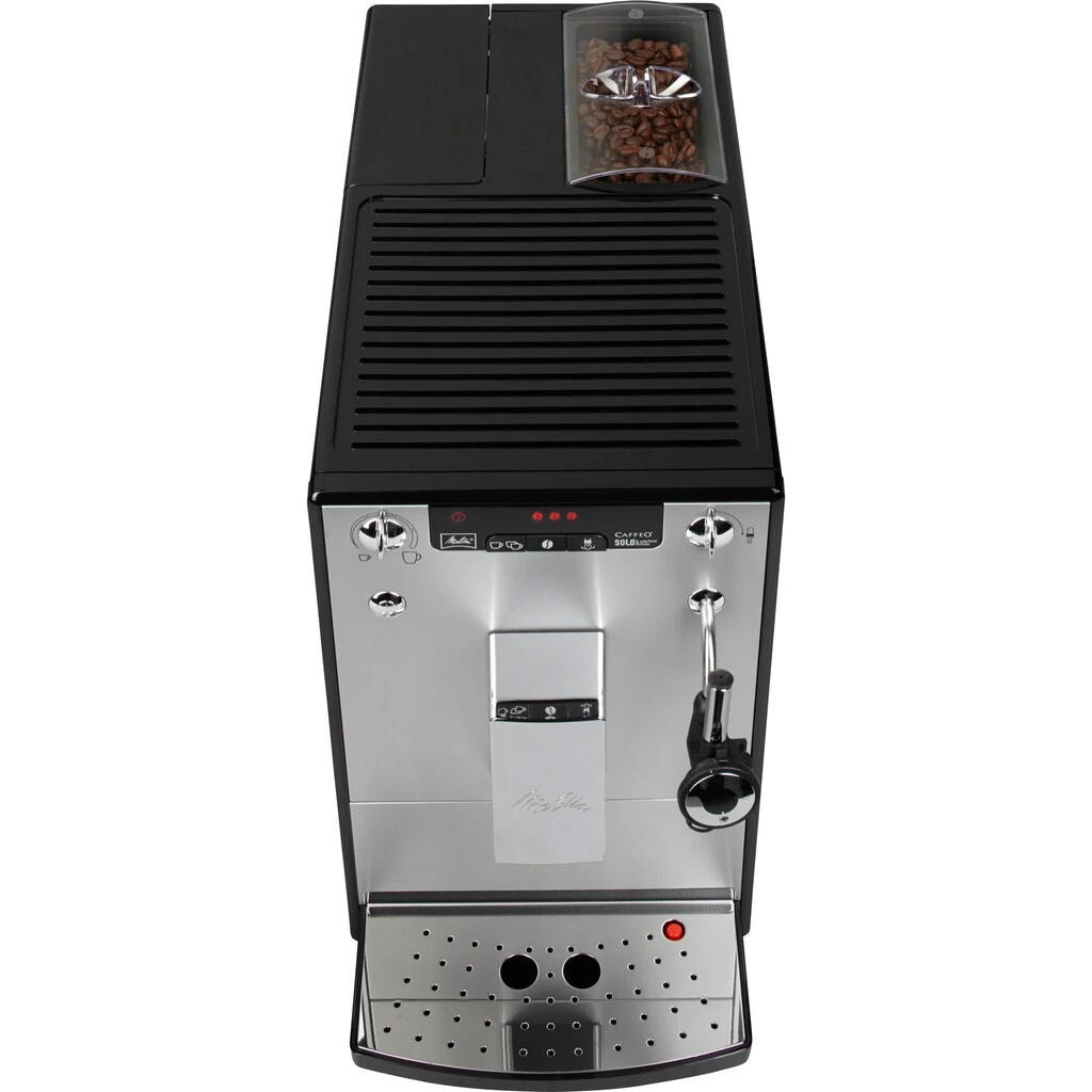 Melitta Kaffeevollautomat »Solo® & Perfect Milk E957-203, Silber/schwarz«, Café Crème&Espresso Per One Touch, Milchsch&heiße Milch Per Drehregler 6 Melitta Kaffeevollautomat »Solo® & Perfect Milk E957-203, Silber/schwarz«, Café Crème&Espresso Per One Touch, Milchsch&heiße Milch Per Drehregler – Bild 4
