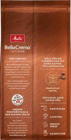 MELITTA Ganze Kaffeebohnen BellaCrema LaCrema 1100 G Vollmundig Ausgewogen 8 MELITTA Ganze Kaffeebohnen BellaCrema LaCrema 1100 G Vollmundig Ausgewogen -Melitta Verkaufsgeschäft 540fd0a300275a9f2db8a74a6a73f5cb