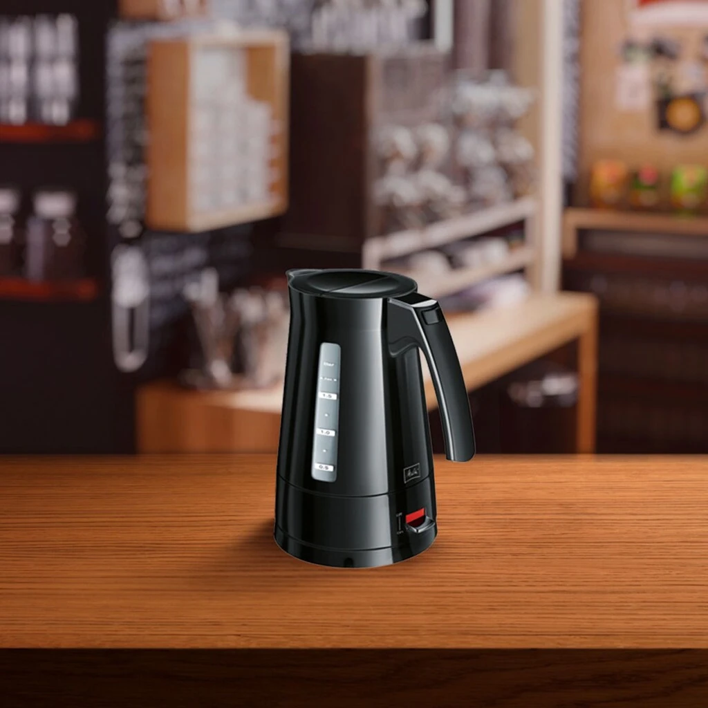 Melitta Wasserkocher »Enjoy Aqua Schwarz«, 1,7 L, 2400 W 4 Melitta Wasserkocher »Enjoy Aqua Schwarz«, 1,7 L, 2400 W – Bild 2