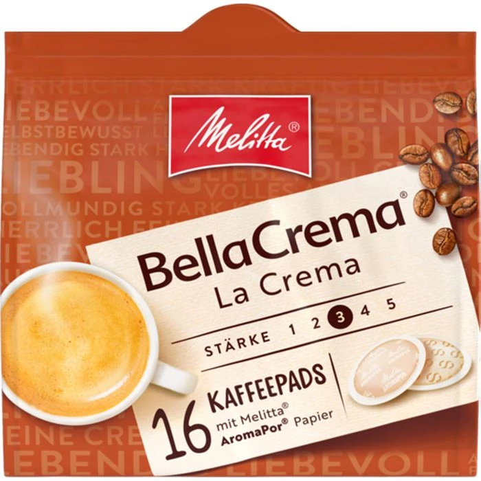Melitta Kaffeepads BellaCrema La Crema, 16 Pads 3 Melitta Kaffeepads BellaCrema La Crema, 16 Pads
