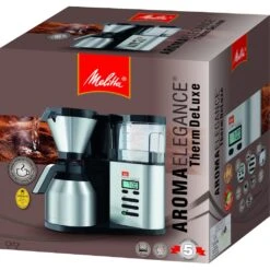 Melitta Filterkaffeemaschine »AromaElegance® Therm DeLuxe 1012-06«, 1,13 L Kaffeekanne, Papierfilter, 1x4 -Melitta Verkaufsgeschäft 6992eb4302173e12311e4eac5d6b084d