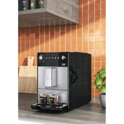 Melitta Kaffeevollautomat »Purista® F230-101, Silber/schwarz«, Lieblingskaffee-Funktion, Kompakt & Extra Leise -Melitta Verkaufsgeschäft 6a9fa764bc0e20b415838c7df2823fe3