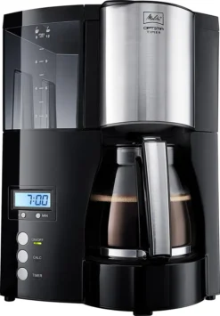 Melitta Optima Timer 100801 Bk, Filterkaffeemaschine Mit Glaskanne Und Timer-Funktion, Abnehmbarer Wassertank, Schwarz 35 Melitta Optima Timer 100801 Bk, Filterkaffeemaschine Mit Glaskanne Und Timer-Funktion, Abnehmbarer Wassertank, Schwarz -Melitta Verkaufsgeschäft 6df156b5efc6ea037a75828353fa3454