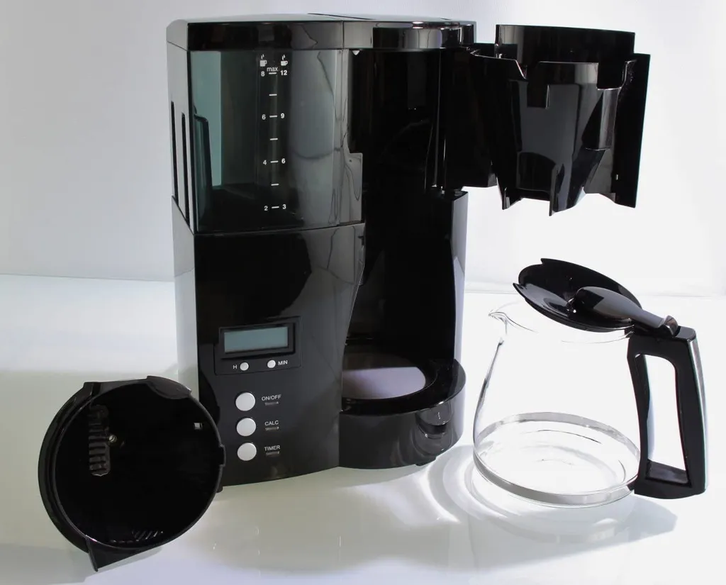 Melitta Optima Timer 100801 Bk, Filterkaffeemaschine Mit Glaskanne Und Timer-Funktion, Abnehmbarer Wassertank, Schwarz 6 Melitta Optima Timer 100801 Bk, Filterkaffeemaschine Mit Glaskanne Und Timer-Funktion, Abnehmbarer Wassertank, Schwarz – Bild 4