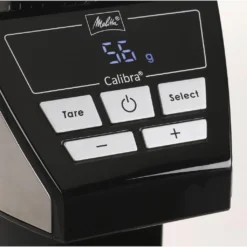 Melitta Kaffeemühle »Calibra 1027-01 Schwarz-Edelstahl«, 160 W, Kegelmahlwerk, 375 G Bohnenbehälter -Melitta Verkaufsgeschäft 6fee463b1641bd4d77f392db34d65753