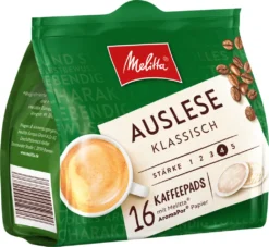MELITTA Kaffeepads Auslese Klassisch 10x16 Pads Vollmundig Und Temperamentvoll -Melitta Verkaufsgeschäft 7187addffd44279cdbd29b270aba3b5a