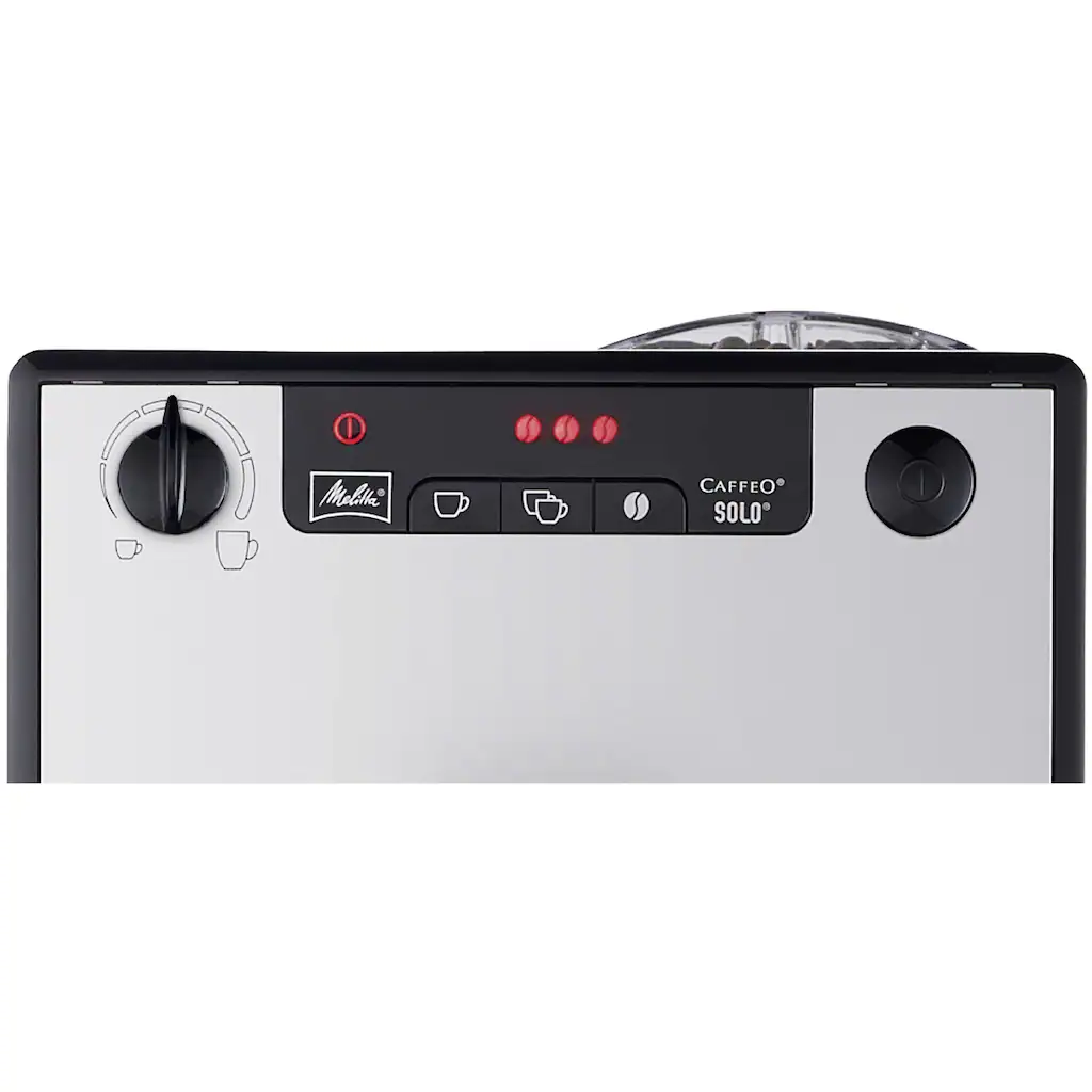Melitta Kaffeevollautomat »Solo® 950-666, Pure Silver«, Aromatischer Kaffee & Espresso Bei Nur 20 Cm Breite 4 Melitta Kaffeevollautomat »Solo® 950-666, Pure Silver«, Aromatischer Kaffee & Espresso Bei Nur 20 Cm Breite – Bild 2