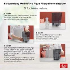 3x Melitta 224562 Filterpatrone Für Kaffeevollautomaten Pro Aqua Vorbeugung Von Verkalkung, Einfache Anwendung, 3 Patronen 15 3x Melitta 224562 Filterpatrone Für Kaffeevollautomaten Pro Aqua Vorbeugung Von Verkalkung, Einfache Anwendung, 3 Patronen -Melitta Verkaufsgeschäft 7ba6a5d767bacf2ef75bfcc570d5bca0