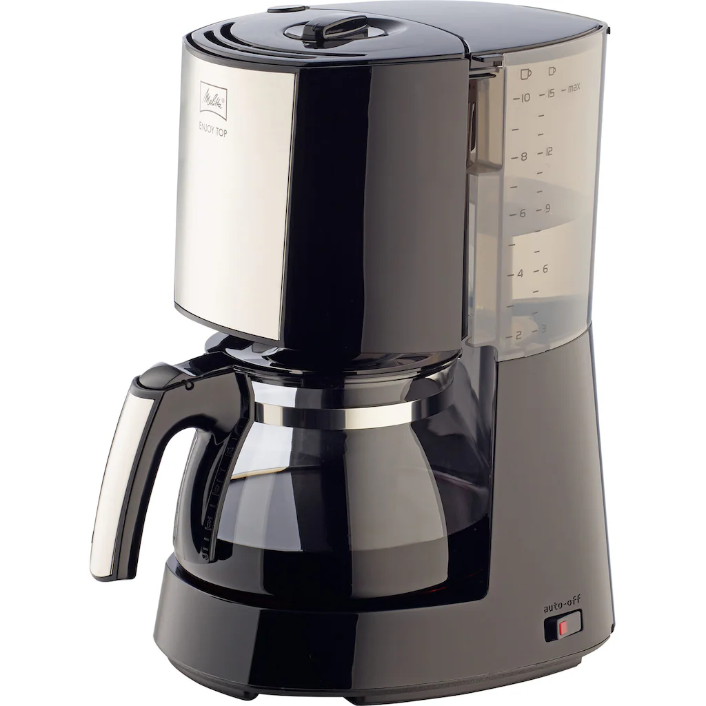 Melitta Filterkaffeemaschine »Enjoy Top 1017-04«, 1,25 L Kaffeekanne, Papierfilter, 1x4, Mit Glaskanne 3 Melitta Filterkaffeemaschine »Enjoy Top 1017-04«, 1,25 L Kaffeekanne, Papierfilter, 1x4, Mit Glaskanne
