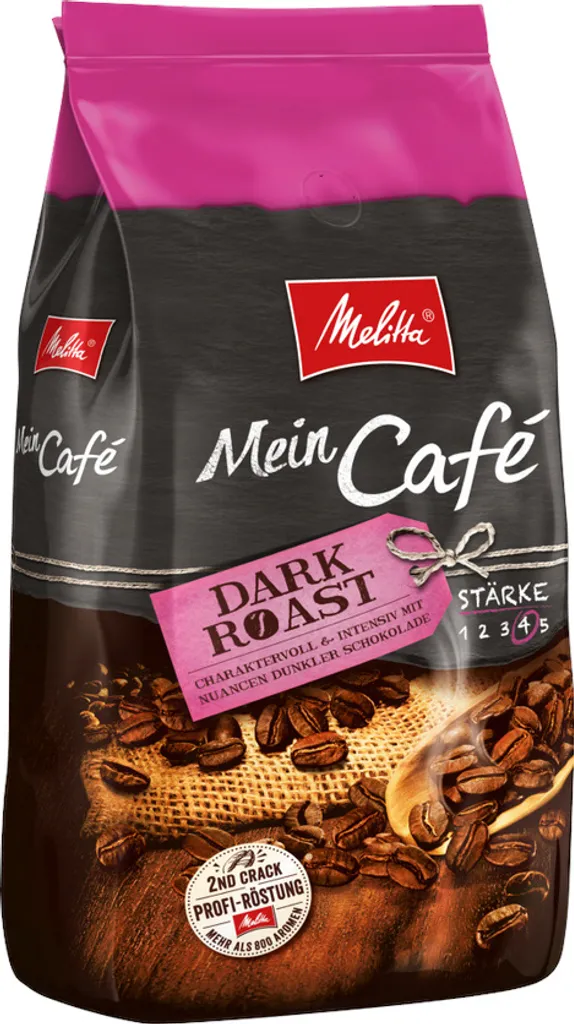 MELITTA Ganze Kaffeebohnen Mein Café Dark Roast 8x1 Kg Charaktervoll Intensiv 4 MELITTA Ganze Kaffeebohnen Mein Café Dark Roast 8x1 Kg Charaktervoll Intensiv – Bild 3