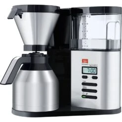 Melitta Filterkaffeemaschine »AromaElegance® Therm DeLuxe 1012-06«, 1,13 L Kaffeekanne, Papierfilter, 1x4