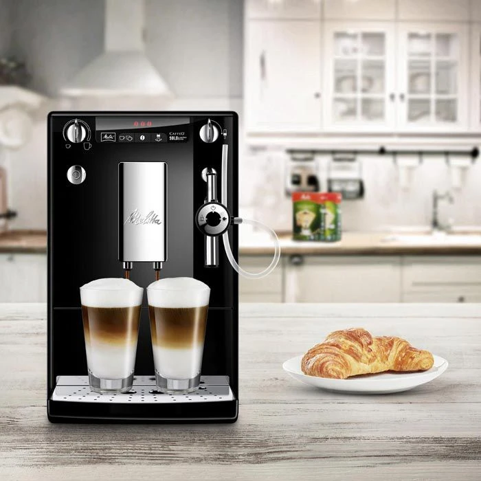 Melitta Kaffeevollautomat Caffeo Solo Perfect Milk, E 957-101, Mit Milchsystem & Heißwasser, Schwarz 4 Melitta Kaffeevollautomat Caffeo Solo Perfect Milk, E 957-101, Mit Milchsystem & Heißwasser, Schwarz – Bild 2