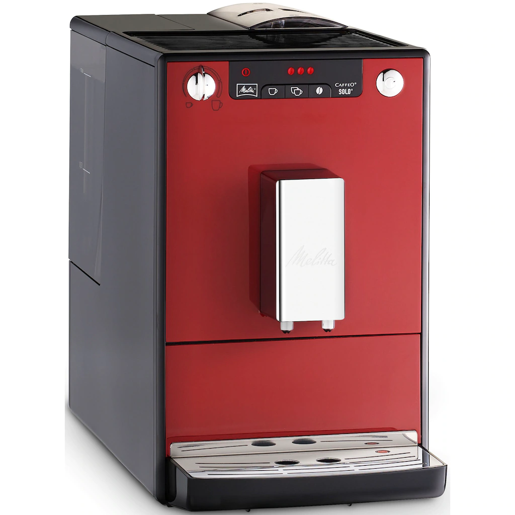 Melitta Kaffeevollautomat »Solo® E950-204, Chili-red«, Perfekt Für Café Crème & Espresso, Nur 20cm Breit 4 Melitta Kaffeevollautomat »Solo® E950-204, Chili-red«, Perfekt Für Café Crème & Espresso, Nur 20cm Breit – Bild 2
