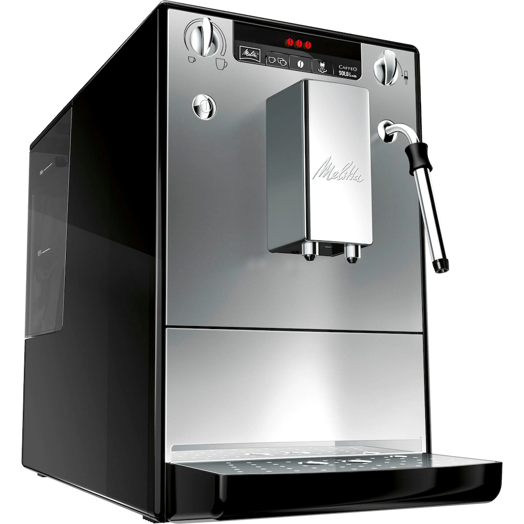 Melitta Kaffeevollautomat »Solo® & Milk E953-202, Silber/schwarz«, Café Crème & Espresso Per One Touch, Düse Für Milchschaum 7 Melitta Kaffeevollautomat »Solo® & Milk E953-202, Silber/schwarz«, Café Crème & Espresso Per One Touch, Düse Für Milchschaum – Bild 5