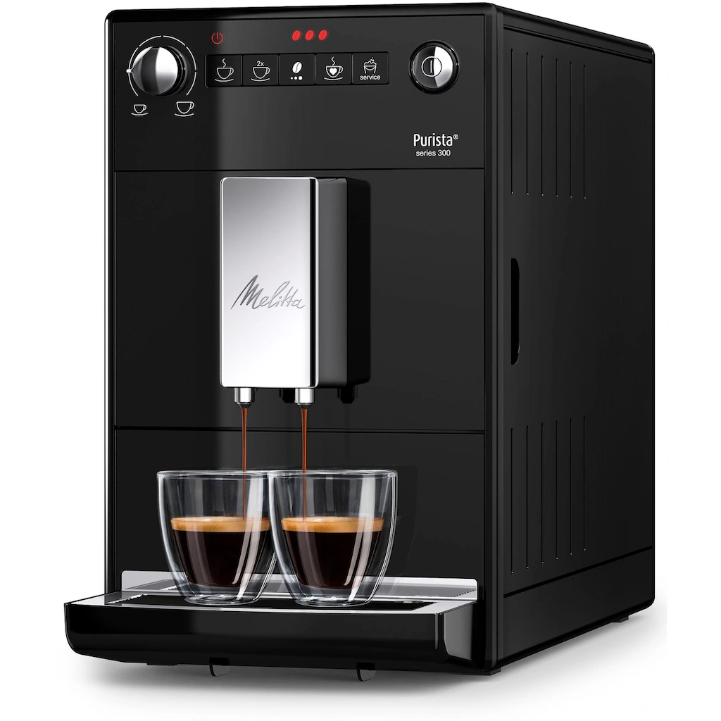 Melitta Kaffeevollautomat »Purista® F230-102, Schwarz«, Lieblingskaffee-Funktion, Kompakt & Extra Leise 4 Melitta Kaffeevollautomat »Purista® F230-102, Schwarz«, Lieblingskaffee-Funktion, Kompakt & Extra Leise – Bild 2