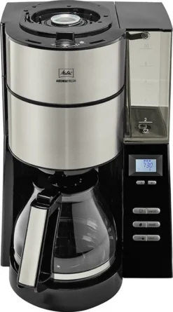 MELITTA 1021-02 Aroma Fresh Kaffeeautomat Mit Timer Und Mahlwerk Schwarz, Farbe:Schwarz -Melitta Verkaufsgeschäft 8b6763891a6f86d6ebb13b7702aea30e