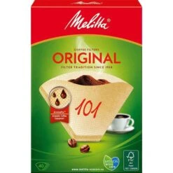 Melitta Filtertüten Original 101, Braun, 40 Stück