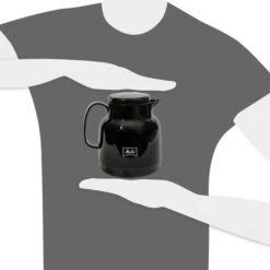 Melitta Thermoskanne 28582, Isolierkanne, Schwarz, Kunststoff, 1 Liter -Melitta Verkaufsgeschäft a09a508306aae78a1dc4edc85184cd38631c99de thermoskanne melitta 28582