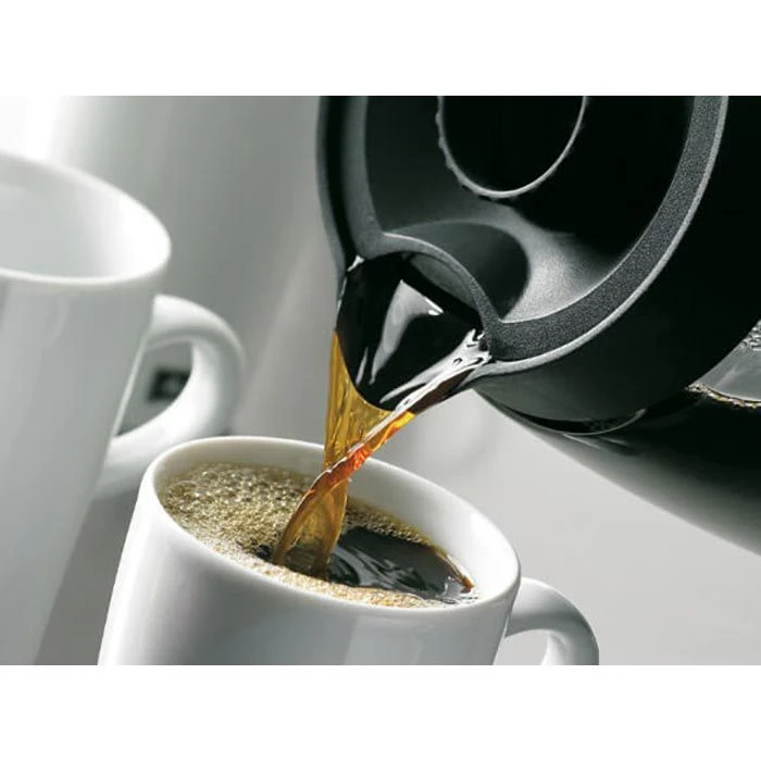 Melitta Kaffeemaschine M 170 M, 20348, Mit Glaskanne, 14 Tassen, Silber-schwarz 8 Melitta Kaffeemaschine M 170 M, 20348, Mit Glaskanne, 14 Tassen, Silber-schwarz – Bild 6