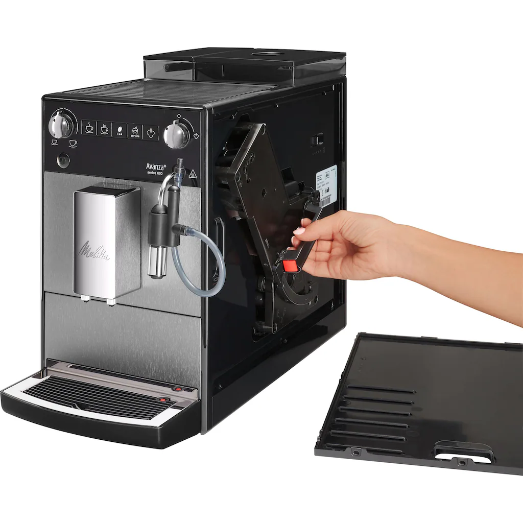 Melitta Kaffeevollautomat »Avanza® F270-100 Mystic Titan«, Kompakt, Aber XL Wassertank & XL Bohnenbehälter, Milchschaum-System 8 Melitta Kaffeevollautomat »Avanza® F270-100 Mystic Titan«, Kompakt, Aber XL Wassertank & XL Bohnenbehälter, Milchschaum-System – Bild 6