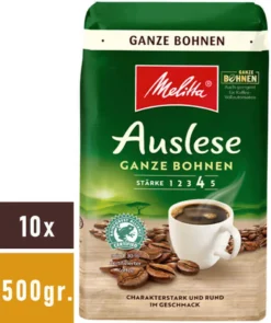 MELITTA Auslese Ganze Bohnen Für Filterkaffee 10x500 G Kräftig Mit Rundem Aroma -Melitta Verkaufsgeschäft b4c8c397de700e68299901e1c4be902d 1