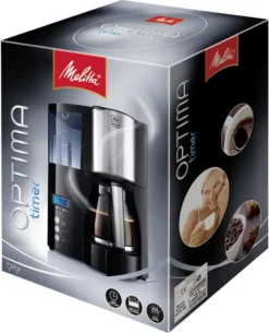 Melitta Optima Timer 100801 Bk, Filterkaffeemaschine Mit Glaskanne Und Timer-Funktion, Abnehmbarer Wassertank, Schwarz 25 Melitta Optima Timer 100801 Bk, Filterkaffeemaschine Mit Glaskanne Und Timer-Funktion, Abnehmbarer Wassertank, Schwarz -Melitta Verkaufsgeschäft b9853d28d6bd441370c11f2570391543