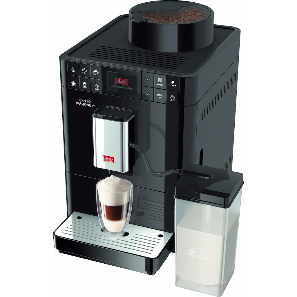 Melitta Kaffeevollautomat »Passione® One Touch F53/1-102, Schwarz«, One Touch Funktion, Tassengenau Frisch Gemahlene Bohnen 3 Melitta Kaffeevollautomat »Passione® One Touch F53/1-102, Schwarz«, One Touch Funktion, Tassengenau Frisch Gemahlene Bohnen