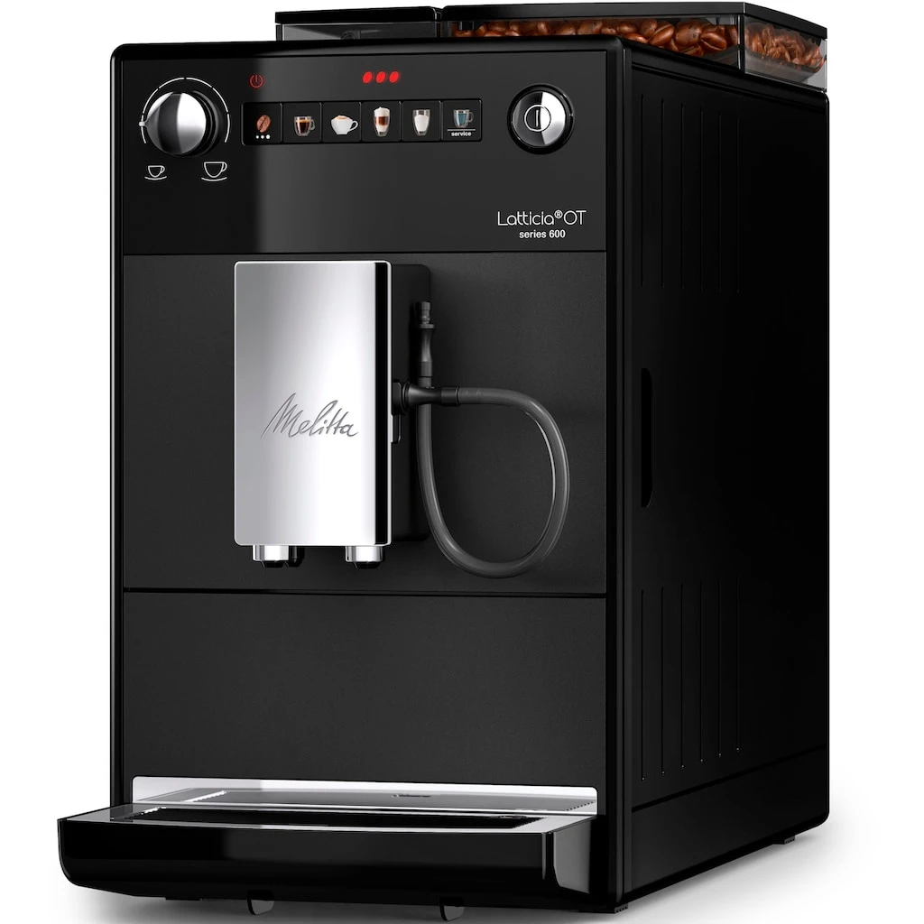 Melitta Kaffeevollautomat »Latticia® One Touch F300-100, Schwarz«, Kompakt, Aber XL Wassertank & XL Bohnenbehälter 8 Melitta Kaffeevollautomat »Latticia® One Touch F300-100, Schwarz«, Kompakt, Aber XL Wassertank & XL Bohnenbehälter – Bild 6