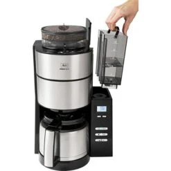 Melitta Kaffeemaschine 1021-12, AromaFresh Therm, Mit Mahlwerk, Thermoskanne, Für 10 Tassen, Schwarz -Melitta Verkaufsgeschäft d5db746b9ad11e6bdb8ebb264ad62117d2c3e7db kaffeemaschine melitta 1021 12 aromafresh therm