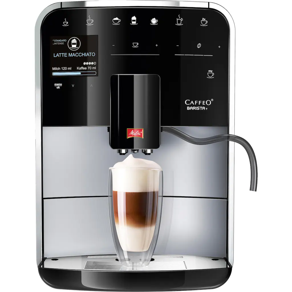Melitta Kaffeevollautomat »Barista T Smart® F831-101«, 4 Benutzerprofile&18 Kaffeerezepte, Nach Italienischem Originalrezept 4 Melitta Kaffeevollautomat »Barista T Smart® F831-101«, 4 Benutzerprofile&18 Kaffeerezepte, Nach Italienischem Originalrezept – Bild 2