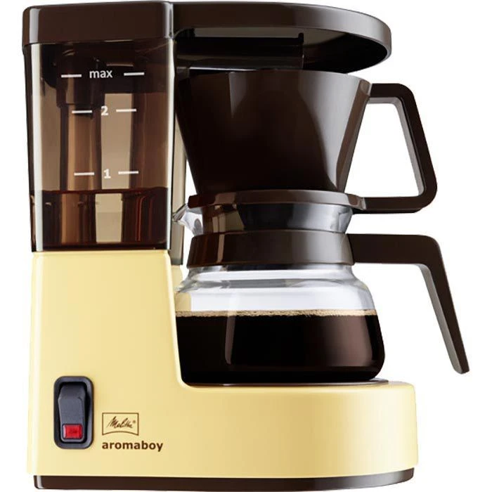 Melitta Kaffeemaschine 1015-03, Aromaboy, Kunststoff, Mit Glaskanne, 2 Tassen, Beige/braun 2 Melitta Kaffeemaschine 1015-03, Aromaboy, Kunststoff, Mit Glaskanne, 2 Tassen, Beige/braun