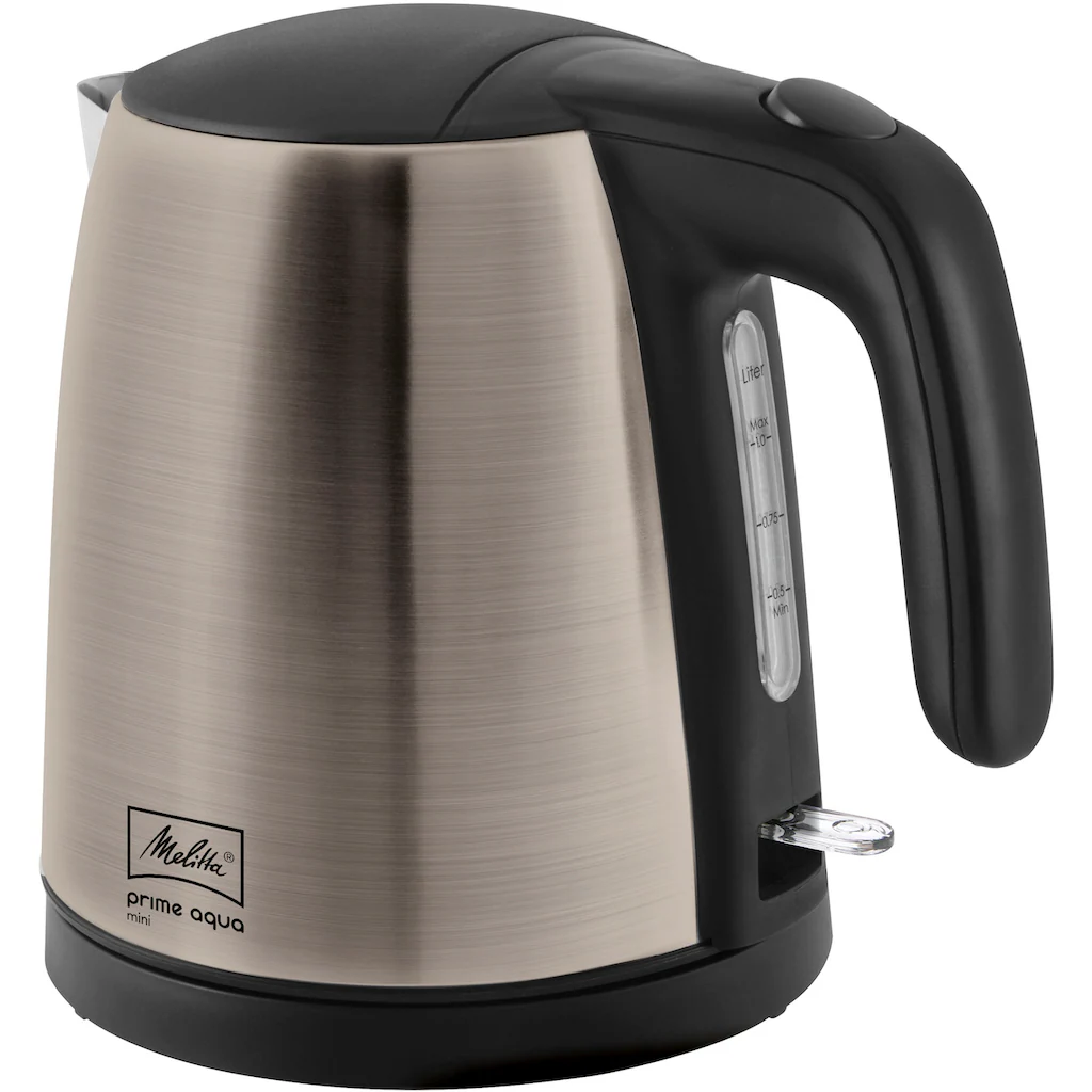 Melitta Wasserkocher »Prime Aqua Mini Metallic 1018-06«, 1 L, 2200 W 3 Melitta Wasserkocher »Prime Aqua Mini Metallic 1018-06«, 1 L, 2200 W